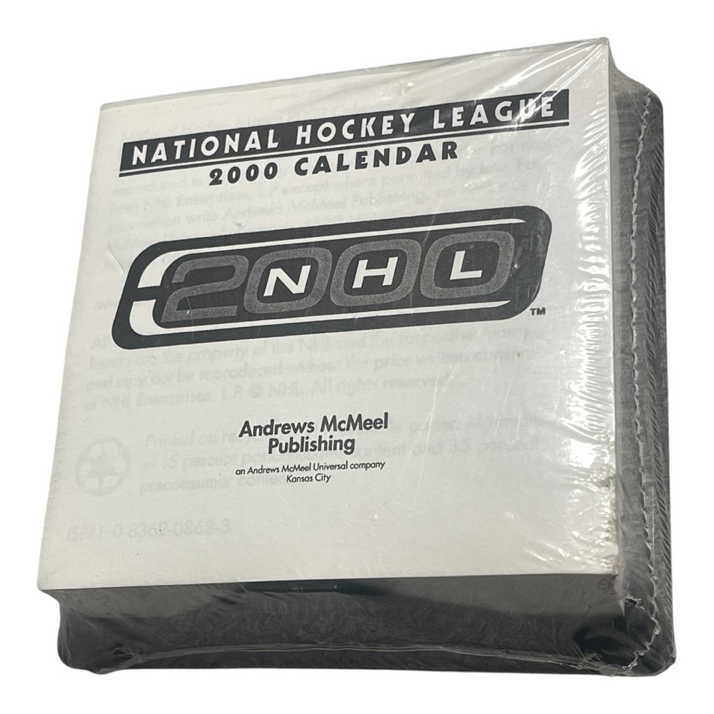 RARE NHL 2000 Calendar Day to Day Tear Away SEALED NEW  Daily Desk Y2K